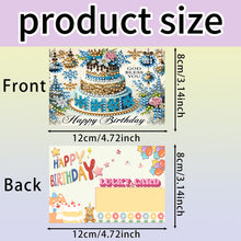 Load image into Gallery viewer, 10pcs DIY Diamond Painting Crystal Scratch Card Rhinestone Party Event Gift Card

