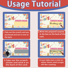 Load image into Gallery viewer, 10pcs DIY Diamond Painting Crystal Scratch Card Rhinestone Party Event Gift Card
