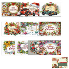 Load image into Gallery viewer, 10pcs DIY Diamond Painting Crystal Scratch Card Rhinestone Party Event Gift Card
