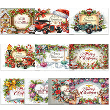 Load image into Gallery viewer, 10pcs DIY Diamond Painting Crystal Scratch Card Rhinestone Party Event Gift Card
