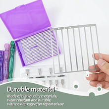 Load image into Gallery viewer, 4Pcs DIY Diamond Art Guide Ruler Rhinestone Positioning Grid Ruler Gift (Square)
