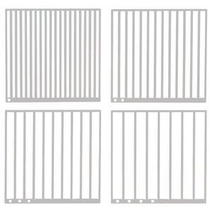 4Pcs DIY Diamond Art Guide Ruler Rhinestone Positioning Grid Ruler Gift (Square)