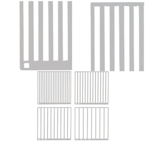 4Pcs DIY Diamond Art Guide Ruler Rhinestone Positioning Grid Ruler Gift (Square)