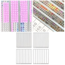 Load image into Gallery viewer, 4Pcs DIY Diamond Art Guide Ruler Rhinestone Positioning Grid Ruler Gift (Square)
