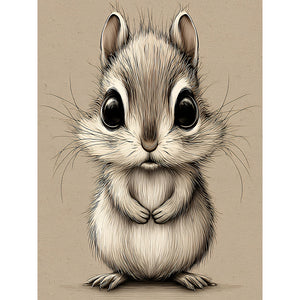 Rabbit 30*40CM(Canvas) Full Round Drill Diamond Painting
