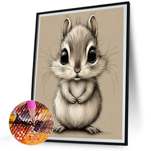 Rabbit 30*40CM(Canvas) Full Round Drill Diamond Painting