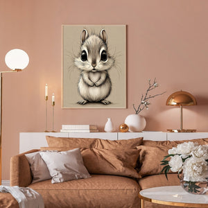 Rabbit 30*40CM(Canvas) Full Round Drill Diamond Painting