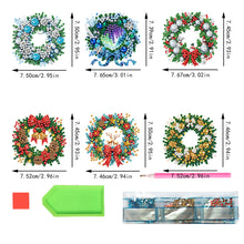 Load image into Gallery viewer, 6PCS 2D Flat DIY Diamond Art Refrigerator Magnet Sticker for Home Kitchen Decor
