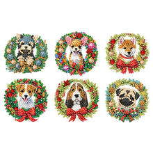 Load image into Gallery viewer, 6PCS 2D Flat DIY Diamond Art Refrigerator Magnet Sticker for Home Kitchen Decor
