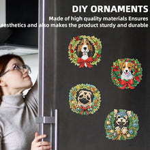 Load image into Gallery viewer, 6PCS 2D Flat DIY Diamond Art Refrigerator Magnet Sticker for Home Kitchen Decor

