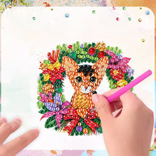 Load image into Gallery viewer, 6PCS 2D Flat DIY Diamond Art Refrigerator Magnet Sticker for Home Kitchen Decor
