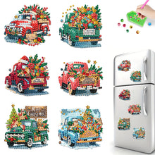 Load image into Gallery viewer, 6PCS 2D Flat DIY Diamond Art Refrigerator Magnet Sticker for Home Kitchen Decor
