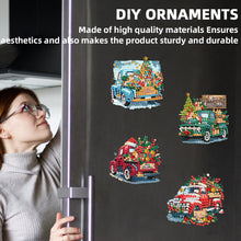 Load image into Gallery viewer, 6PCS 2D Flat DIY Diamond Art Refrigerator Magnet Sticker for Home Kitchen Decor
