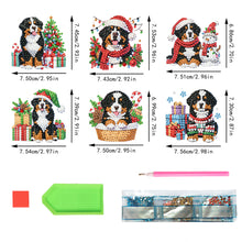 Load image into Gallery viewer, 6PCS 2D Flat DIY Diamond Art Refrigerator Magnet Sticker for Home Kitchen Decor
