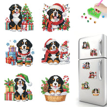 Load image into Gallery viewer, 6PCS 2D Flat DIY Diamond Art Refrigerator Magnet Sticker for Home Kitchen Decor

