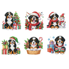 Load image into Gallery viewer, 6PCS 2D Flat DIY Diamond Art Refrigerator Magnet Sticker for Home Kitchen Decor
