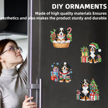 Load image into Gallery viewer, 6PCS 2D Flat DIY Diamond Art Refrigerator Magnet Sticker for Home Kitchen Decor

