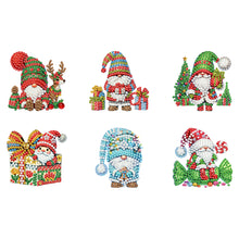 Load image into Gallery viewer, 6PCS 2D Flat DIY Diamond Art Refrigerator Magnet Sticker for Home Kitchen Decor

