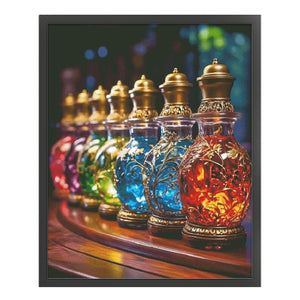 Magic Perfume Bottle - 75*90CM 14CT Stamped Cross Stitch(Fairy Brand)