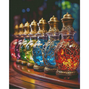 Magic Perfume Bottle - 75*90CM 14CT Stamped Cross Stitch(Fairy Brand)