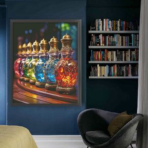 Magic Perfume Bottle - 75*90CM 14CT Stamped Cross Stitch(Fairy Brand)