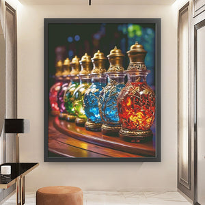 Magic Perfume Bottle - 75*90CM 14CT Stamped Cross Stitch(Fairy Brand)