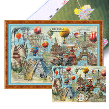 Load image into Gallery viewer, World Journey - 92*65CM 14CT Stamped Cross Stitch(Xiaobai Brand)
