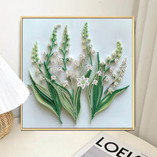Load image into Gallery viewer, Quilling Lily Of The Valley 30*30CM(Canvas) Partial Special Shaped Drill Diamond Painting

