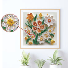 Load image into Gallery viewer, Quilling Flowers And Plants 30*30CM(Canvas) Partial Special Shaped Drill Diamond Painting
