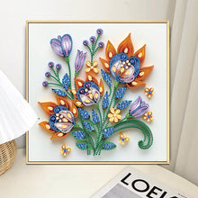 Load image into Gallery viewer, Quilling Flowers And Plants 30*30CM(Canvas) Partial Special Shaped Drill Diamond Painting
