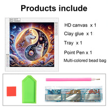 Load image into Gallery viewer, Tai Chi Bagua Cats And Dogs 30*30CM(Canvas) Partial Special Shaped Drill Diamond Painting
