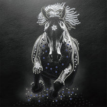 Load image into Gallery viewer, Horse 30*30CM(Canvas) Partial Special Shaped Drill Diamond Painting
