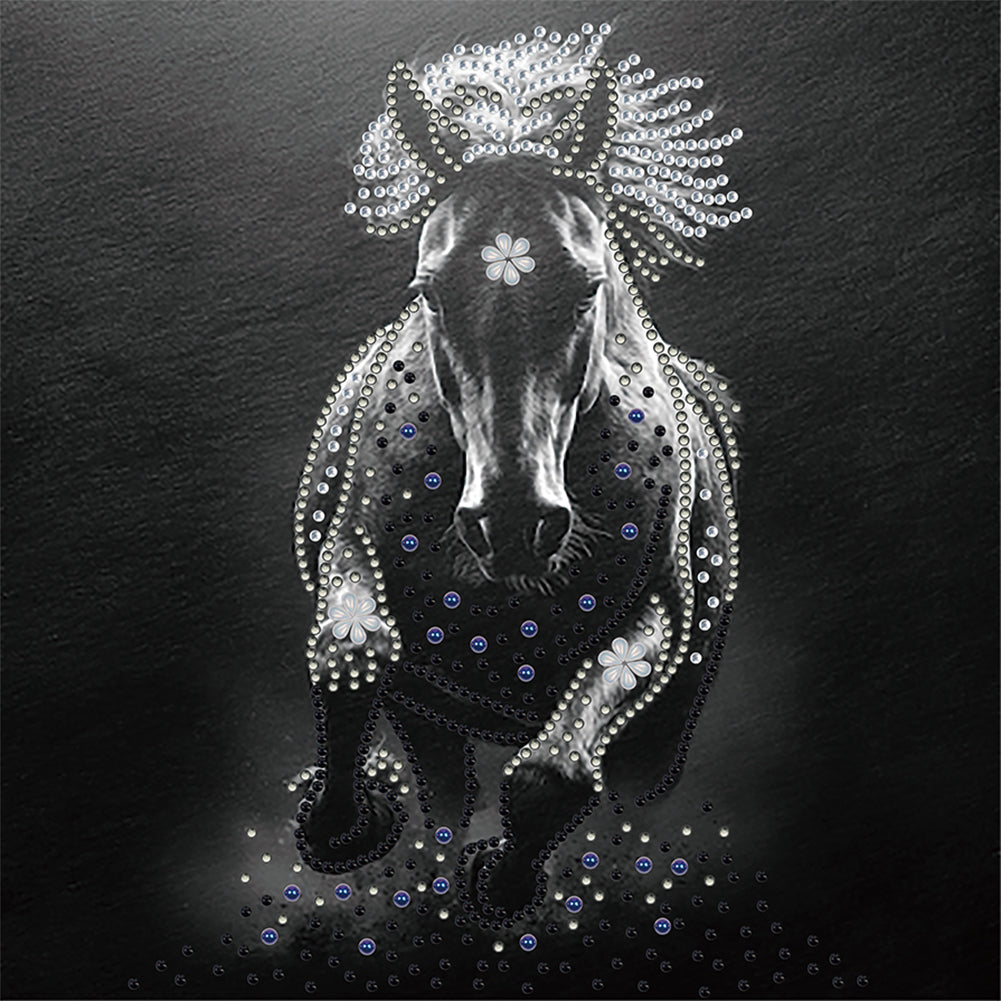 Horse 30*30CM(Canvas) Partial Special Shaped Drill Diamond Painting