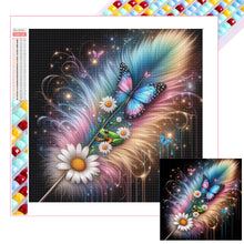 Load image into Gallery viewer, Feather Butterfly 30*30CM(Picture) Full Square Drill Diamond Painting
