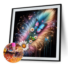 Load image into Gallery viewer, Feather Butterfly 30*30CM(Picture) Full Square Drill Diamond Painting
