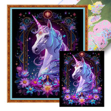 Load image into Gallery viewer, Unicorn - 50*63CM 11CT Stamped Cross Stitch(Mona Lisa Brand)
