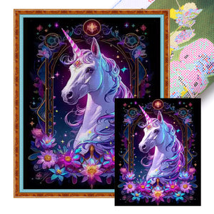 Unicorn - 50*63CM 11CT Stamped Cross Stitch(Mona Lisa Brand)