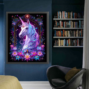 Unicorn - 50*63CM 11CT Stamped Cross Stitch(Mona Lisa Brand)