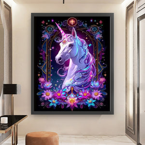 Unicorn - 50*63CM 11CT Stamped Cross Stitch(Mona Lisa Brand)