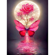 Load image into Gallery viewer, Moon Butterfly 30*40CM(Canvas) Full Round Drill Diamond Painting
