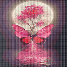 Load image into Gallery viewer, Moon Butterfly 30*40CM(Canvas) Full Round Drill Diamond Painting
