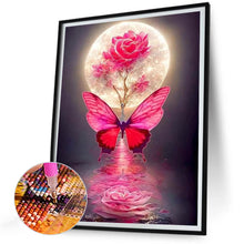 Load image into Gallery viewer, Moon Butterfly 30*40CM(Canvas) Full Round Drill Diamond Painting
