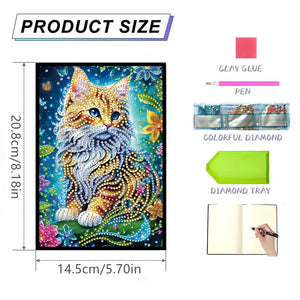 50-Page A5 Size Diamond Painting Notebook for Adults Beginners Holiday Birthday