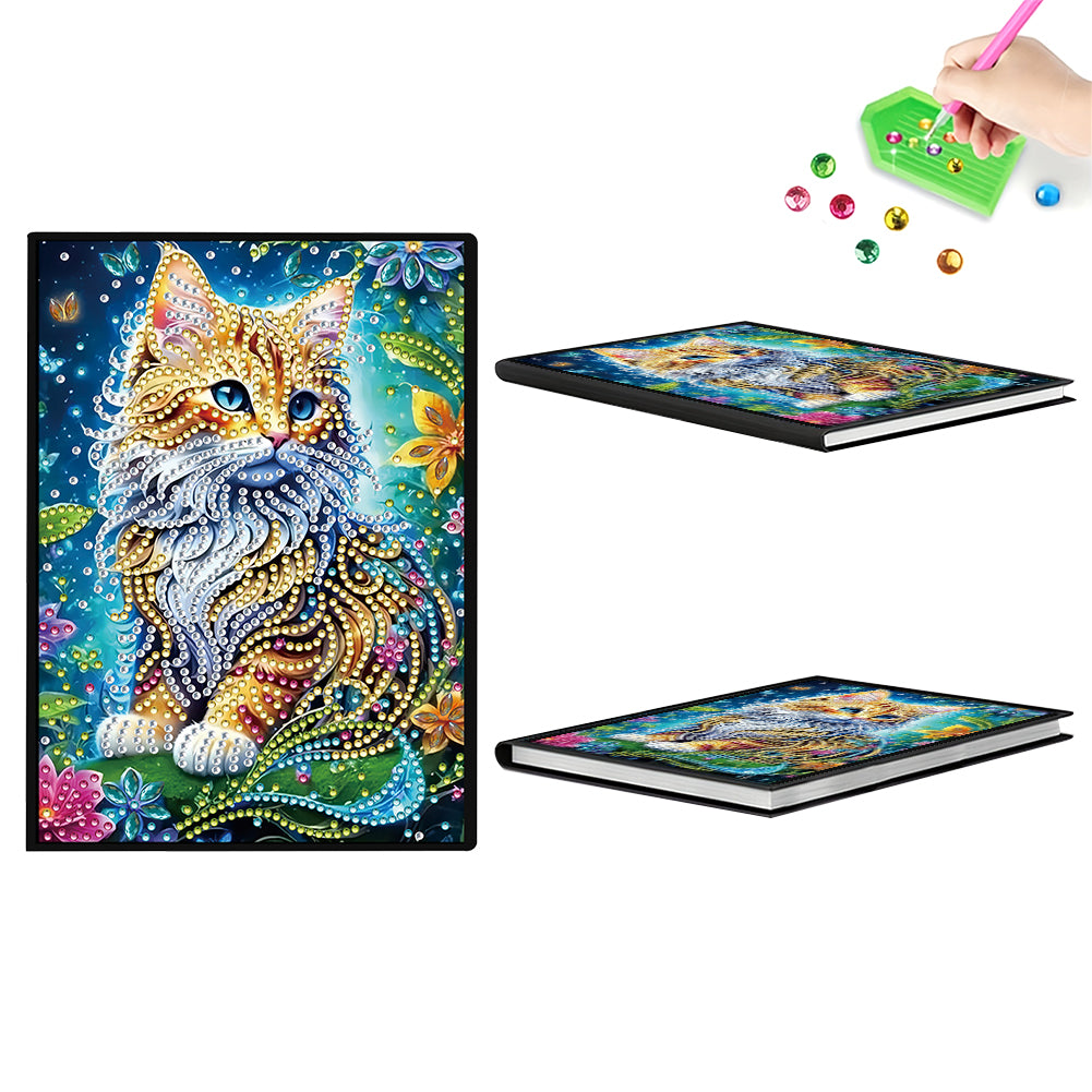 50-Page A5 Size Diamond Painting Notebook for Adults Beginners Holiday Birthday