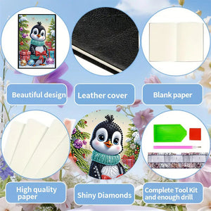 50-Page A5 Size Diamond Painting Notebook for Adults Beginners Holiday Birthday