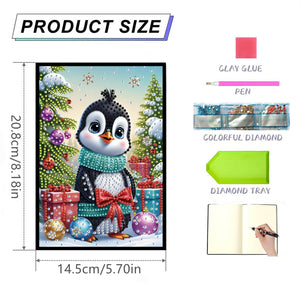 50-Page A5 Size Diamond Painting Notebook for Adults Beginners Holiday Birthday