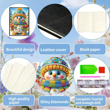 Load image into Gallery viewer, 50-Page A5 Size Diamond Painting Notebook for Adults Beginners Holiday Birthday
