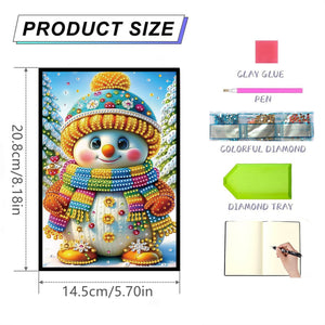 50-Page A5 Size Diamond Painting Notebook for Adults Beginners Holiday Birthday