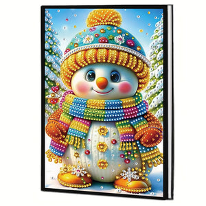 50-Page A5 Size Diamond Painting Notebook for Adults Beginners Holiday Birthday