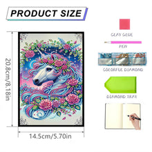 Load image into Gallery viewer, 50-Page A5 Size Diamond Painting Notebook for Adults Beginners Holiday Birthday
